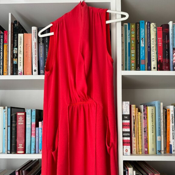 Aritzia Red Sabine Dress - Size Small | Chic & Timeless - Picture 4 of 4